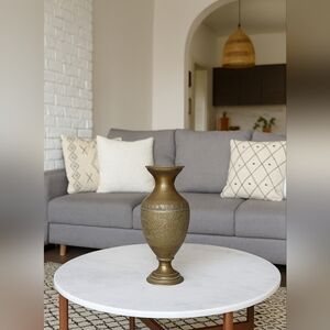 Vintage Brass Middle Eastern Vase